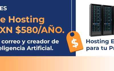 WEB HOSTING DESDE MXN $580 1 AÑO